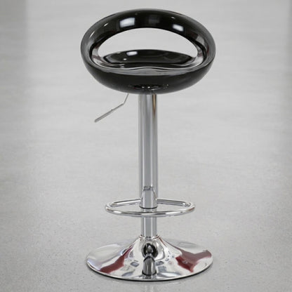 Tabouret de Bar Moderne Sora - Lot de 2 | Rotatif en Métal Chromé