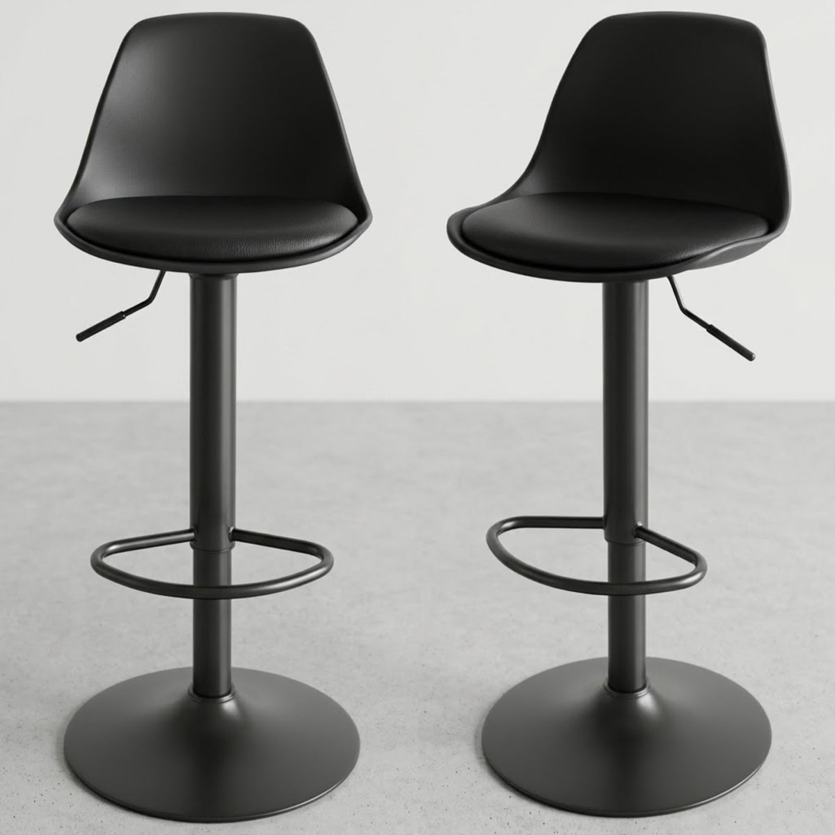 Tabouret de Bar Ergonomique Céleste —Lot de 2 | Assise Rembourrée