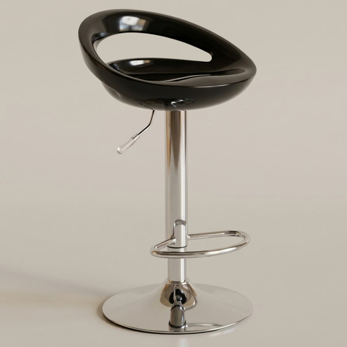 Tabouret de Bar Moderne Sora - Lot de 2 | Rotatif en Métal Chromé