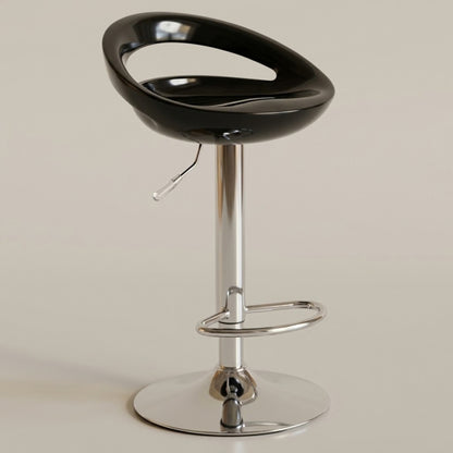 Tabouret de Bar Moderne Sora - Lot de 2 | Rotatif en Métal Chromé