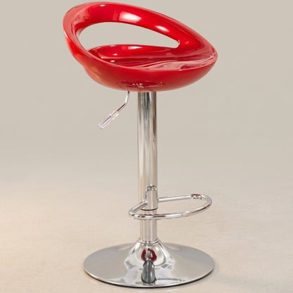 Tabouret de Bar Moderne Sora - Lot de 2 | Rotatif en Métal Chromé