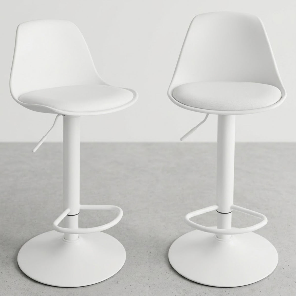 Tabouret de Bar Ergonomique Céleste —Lot de 2 | Assise Rembourrée