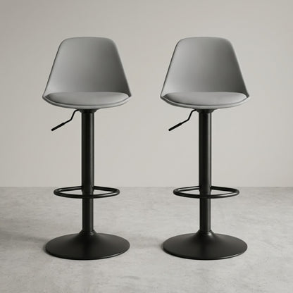 Tabouret de Bar Ergonomique Céleste —Lot de 2 | Assise Rembourrée